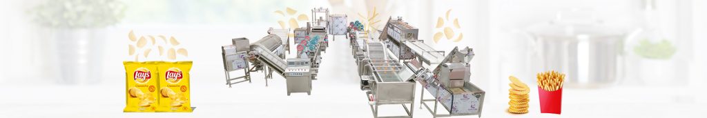 Potato chip production line, машина для производства картофельных чипсов