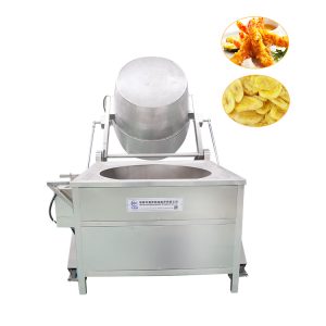 Stainless steel Semi-automatic tilting bucket frying machine