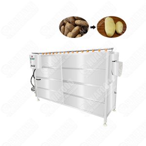 Heavy duty Potato Spiral peeling and cleaning machine