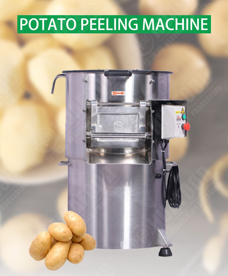 Ginger Turmeric washing potato polishing peeling machine - Potato Washing peeling - 1