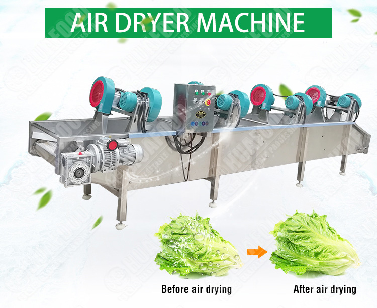 Potato Chips Cold Air Drying Dewatering Machine Air Blowing Machine - Potato processing machine - 1