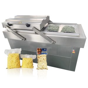 Double vacuum sealing packing chamber machine