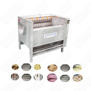 Industrial Brush Roller Potato Washing Machine Vegetable Peeling Machine