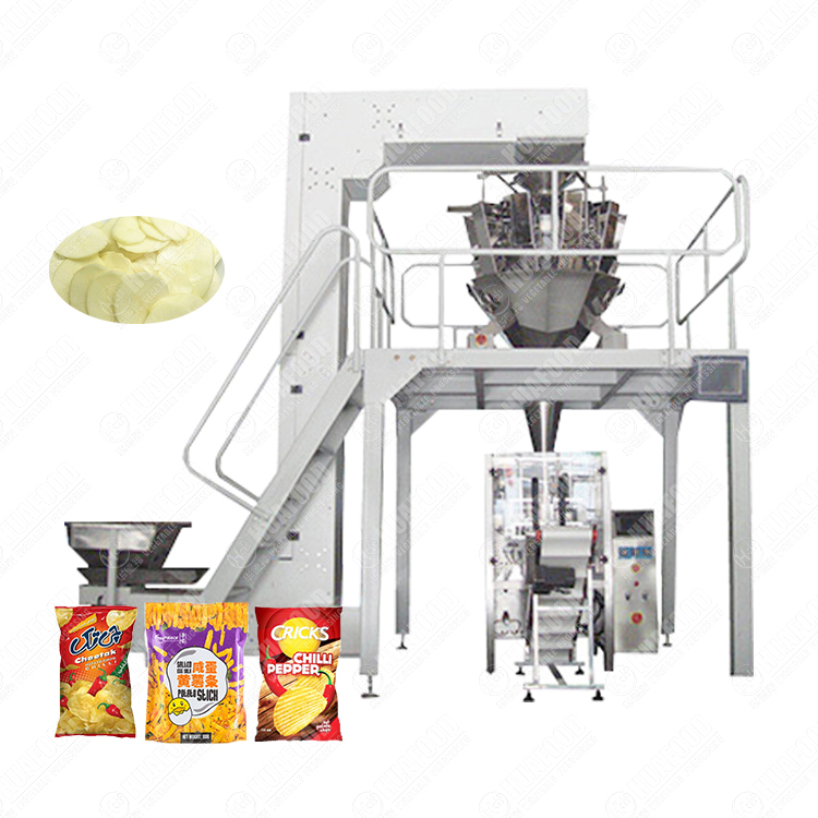 Automatic potato chips/biscuit/granule/grain snack food packing machine - Potato Packing Machine - 1