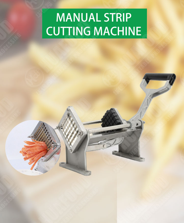 Manual operation hand press carrot sweet potato cutter machine for home use - Potato Cutting Machine - 1