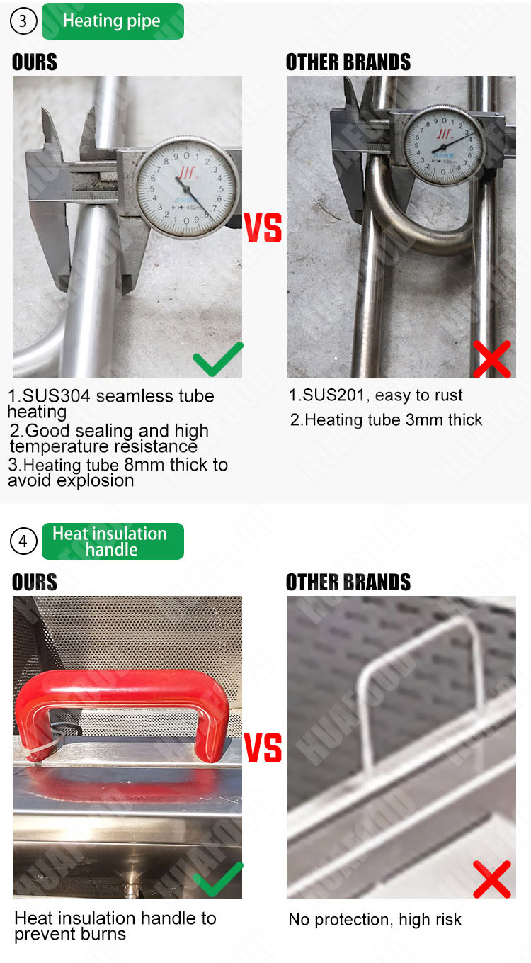 Easy operation new designed Manual Fryer  for restaurant - Potato processing machine - 2