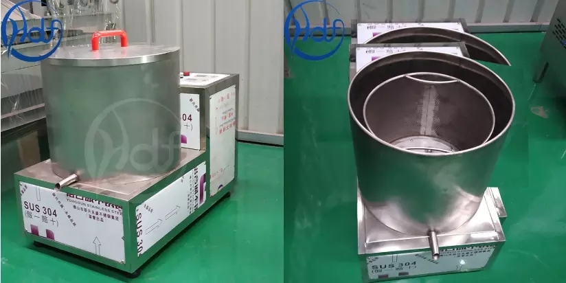 Deoiling centrifugal machine for frying potato chips - Potato processing machine - 1