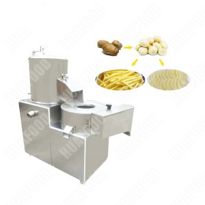 Multifunctional potato washing peeling and cutting machine