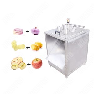 Small Onion Potato Chips Slicing Machine For Home