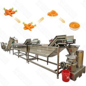 Linha de processamento de purê de cenoura Carrot Puree Processing Line