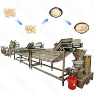 Automatic garlic sauce production line