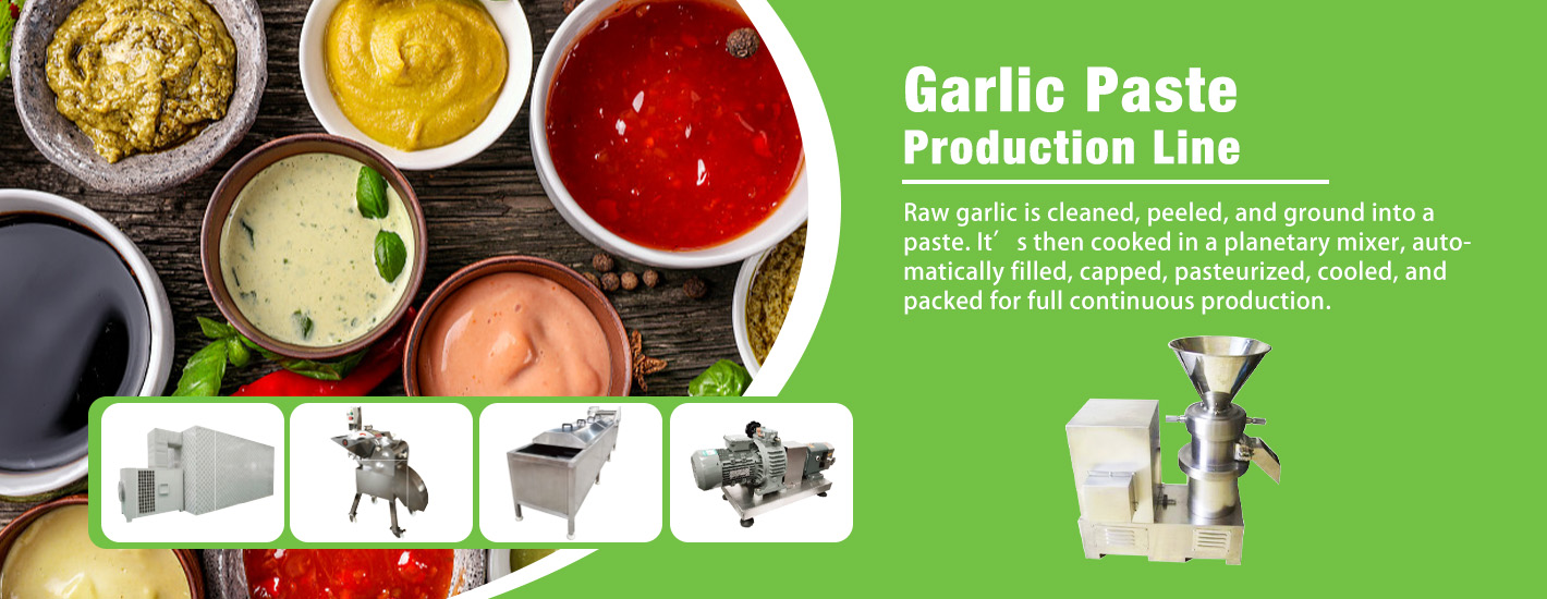 Garlic-paste production-line