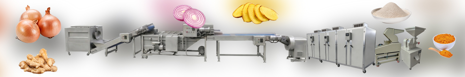 VegetableWashingandPowderingLine-Foodprocessingmachine